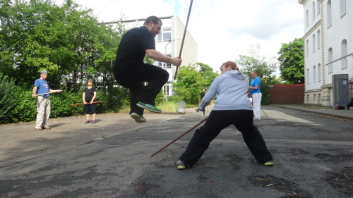 Tai Chi-Kurzstock mit Partner – Seminar in Erlangen