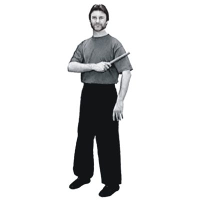 Qi-Massage mit dem weichen Qi Gong-Stab