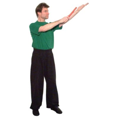 Meridian-Massage mit dem weichen Qi Gong-Stab